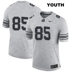 Youth NCAA Ohio State Buckeyes L'Christian Smith #85 College Stitched No Name Authentic Nike Gray Football Jersey RL20D43AN